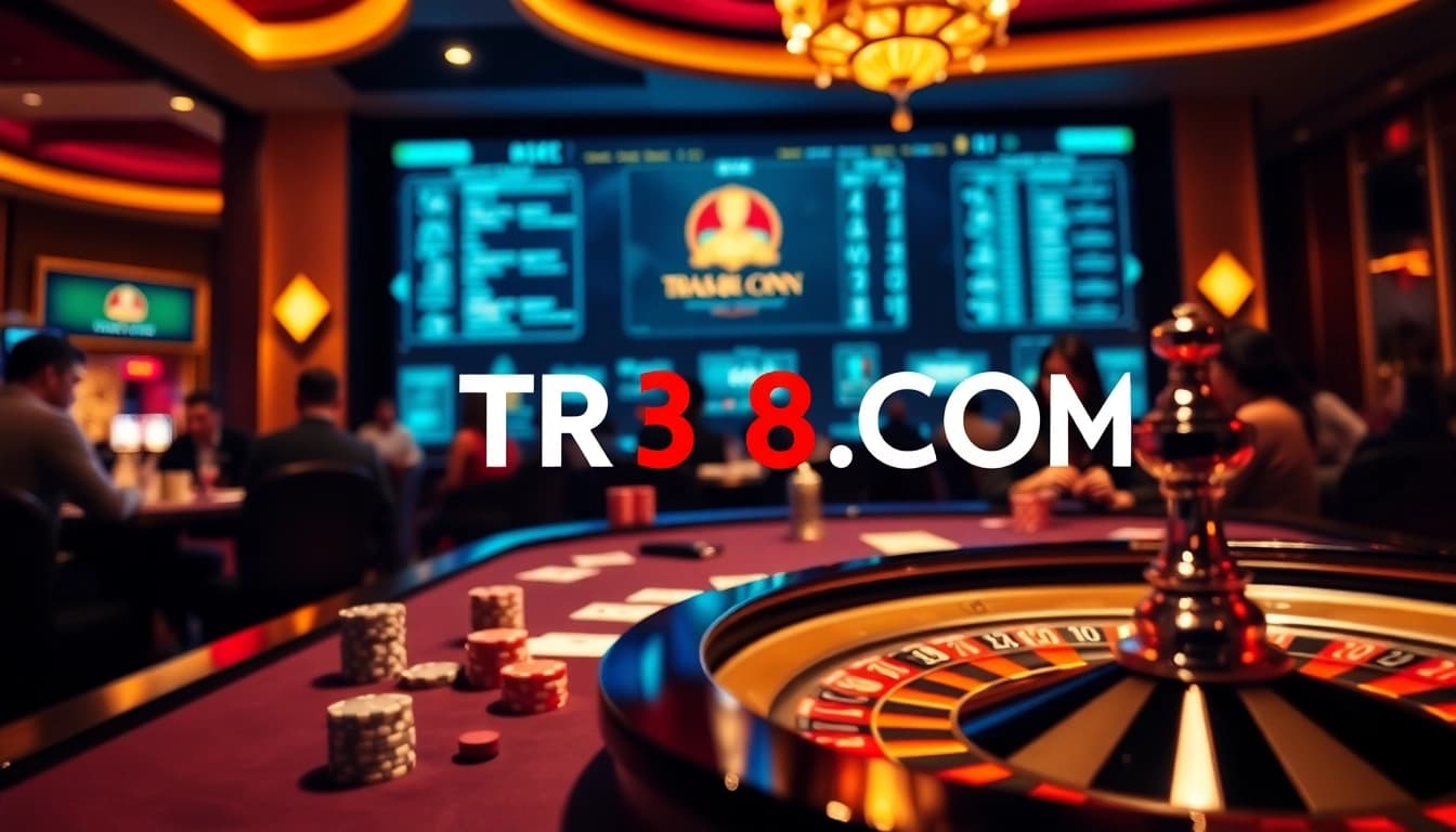 Experience thrilling gaming at TR88.COM with engaging casino action and vibrant atmosphere.