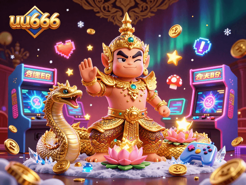 Experience thrilling gameplay at uu666 with vibrant characters and dynamic arcade elements set in an exciting casino atmosphere.