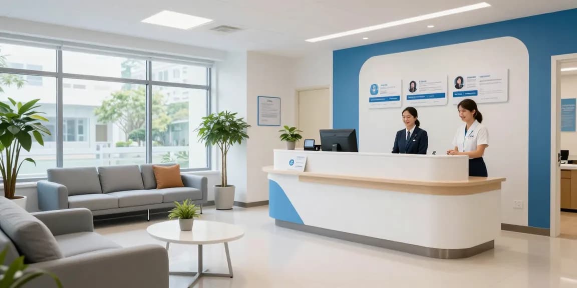 David Hoffmeister reviews in a healthcare environment, showcasing patient care and wellness support.