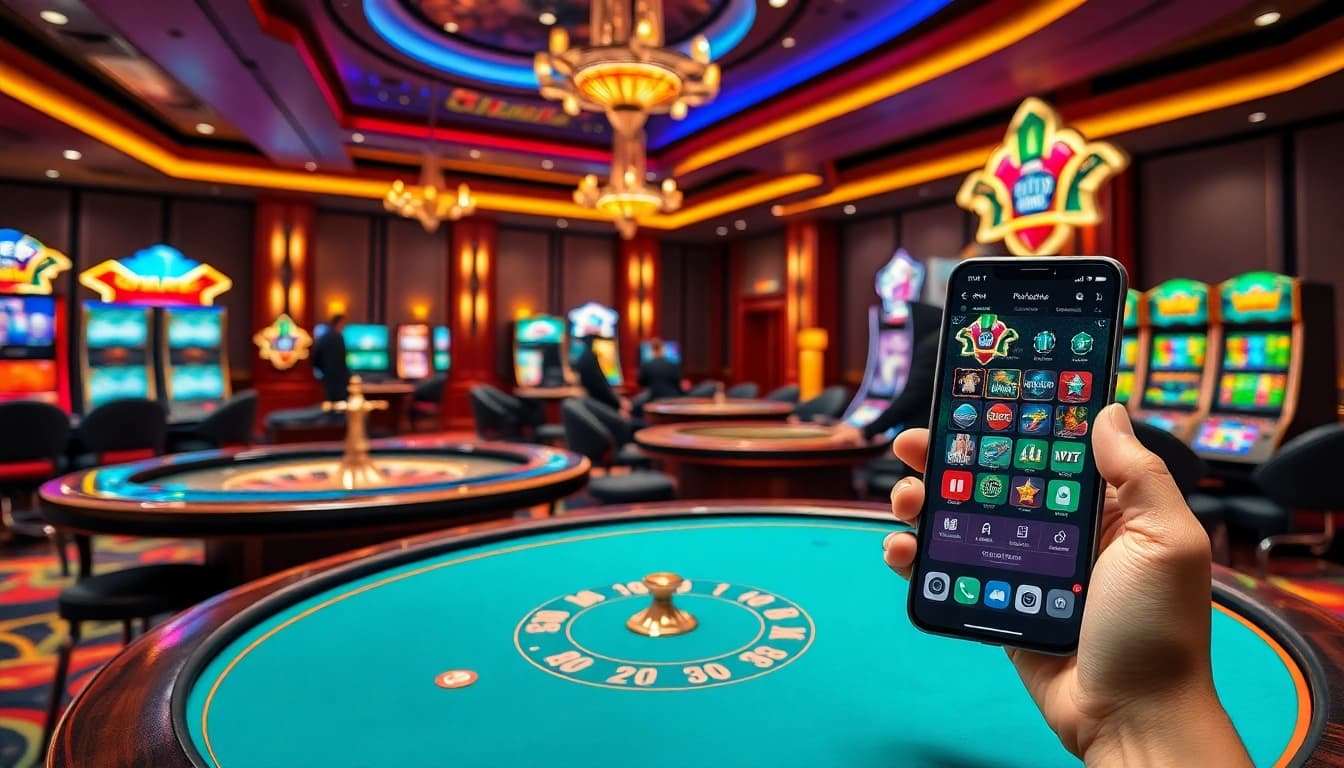 Experience thrilling gaming action at https://kp88.ink/ with vibrant casino tables and immersive atmosphere.