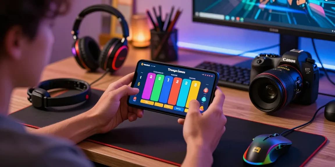 Tiranga Games platform with color prediction games on mobile device in an engaging gaming setup.