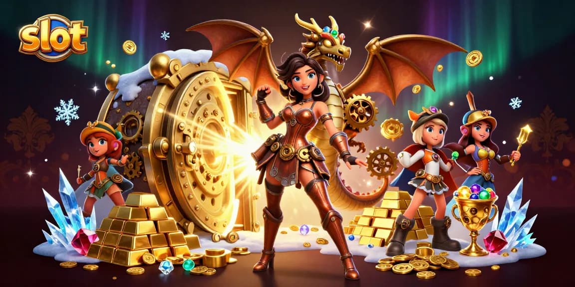 Play exciting slot games with stunning visuals of treasure and fantasy elements.