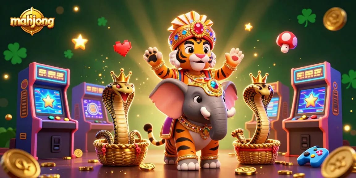 Experience thrilling mahjong gameplay with vibrant 3D characters and arcade elements.
