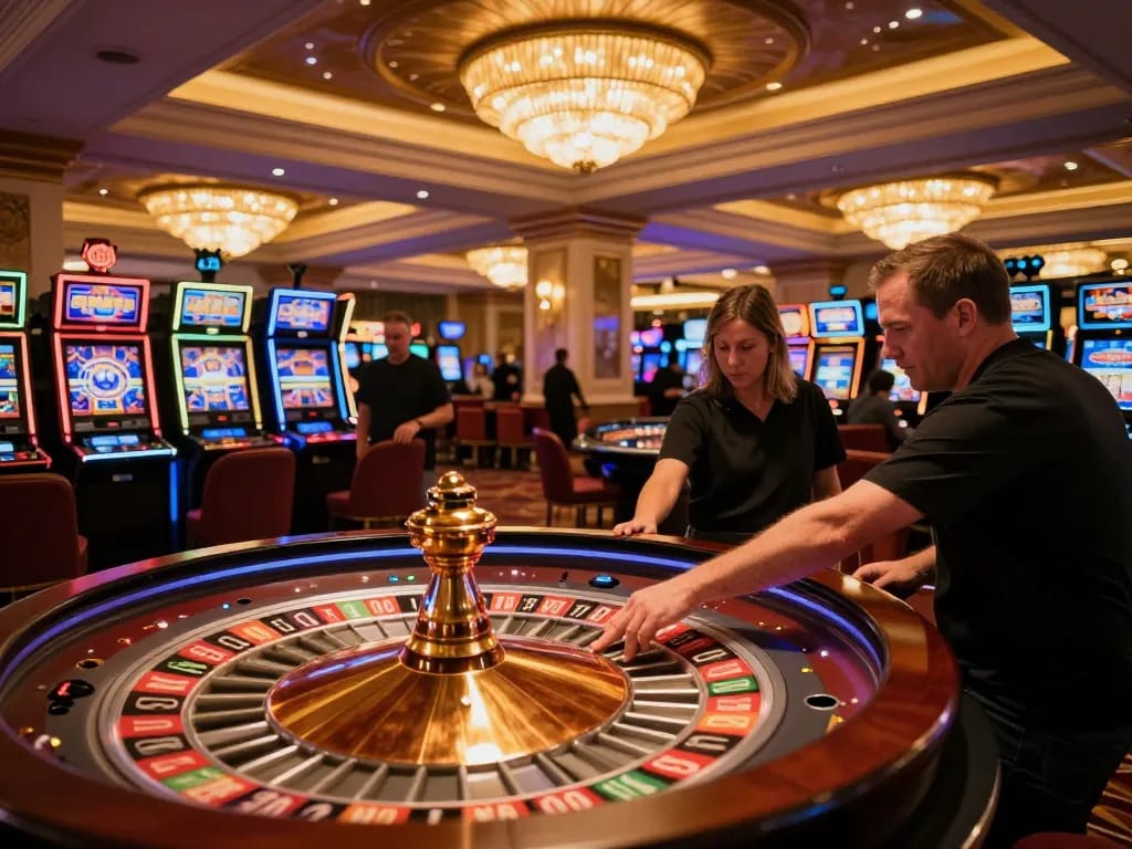 Players engaging with exciting roulette game at SC88 casino, showcasing vibrant atmosphere and dynamic gameplay.