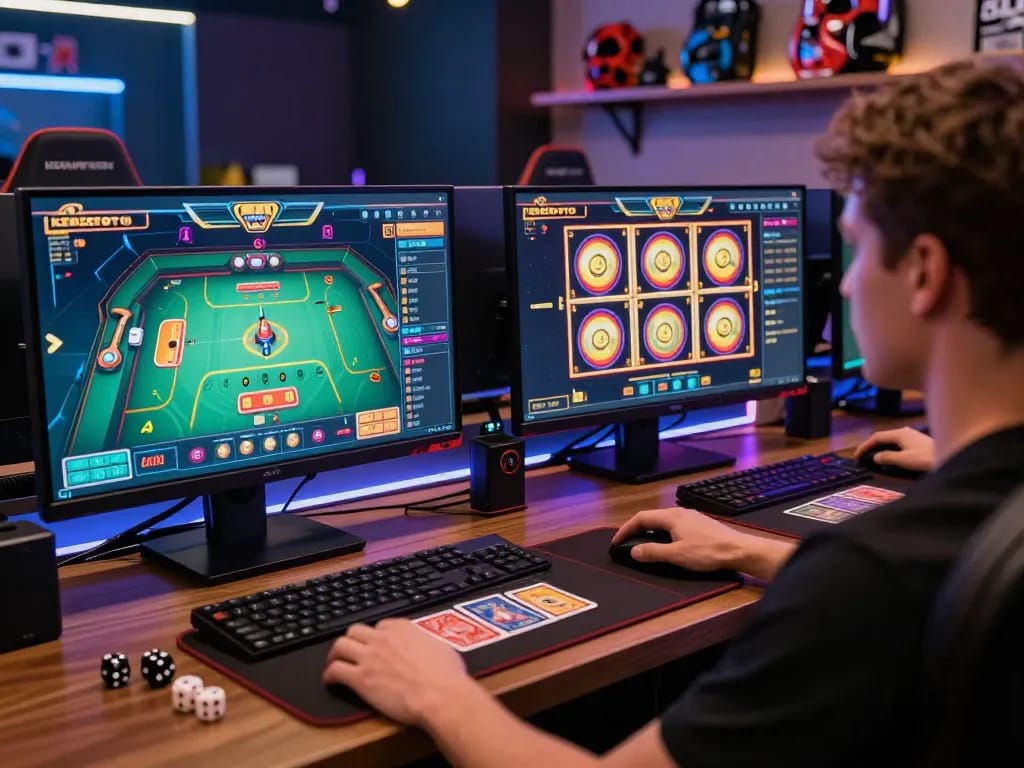 Permainan menarik di situs KENZOTOTO melalui berbagai layar yang menampilkan permainan dealer langsung dan slot.