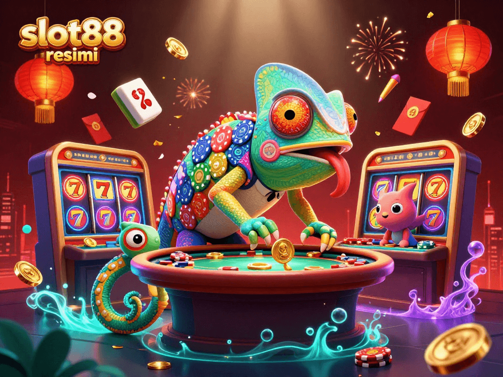Play exciting games at slot88 resmi with vibrant visuals and appealing casino elements for a thrilling experience.