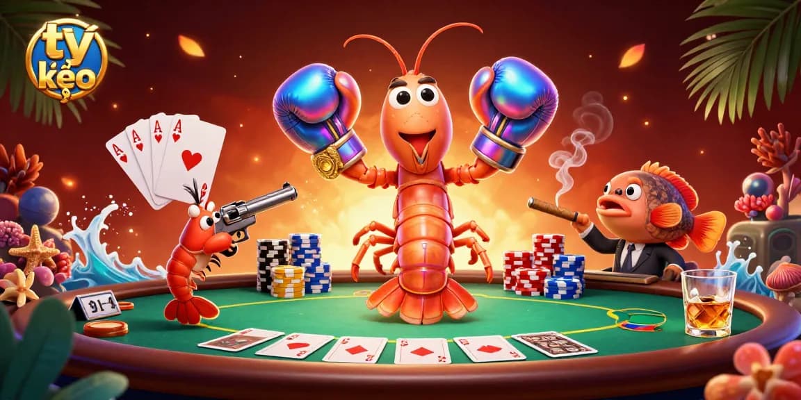 Experience gripping action in tỷ lệ kèo with engaging poker dynamics and vibrant undersea characters.