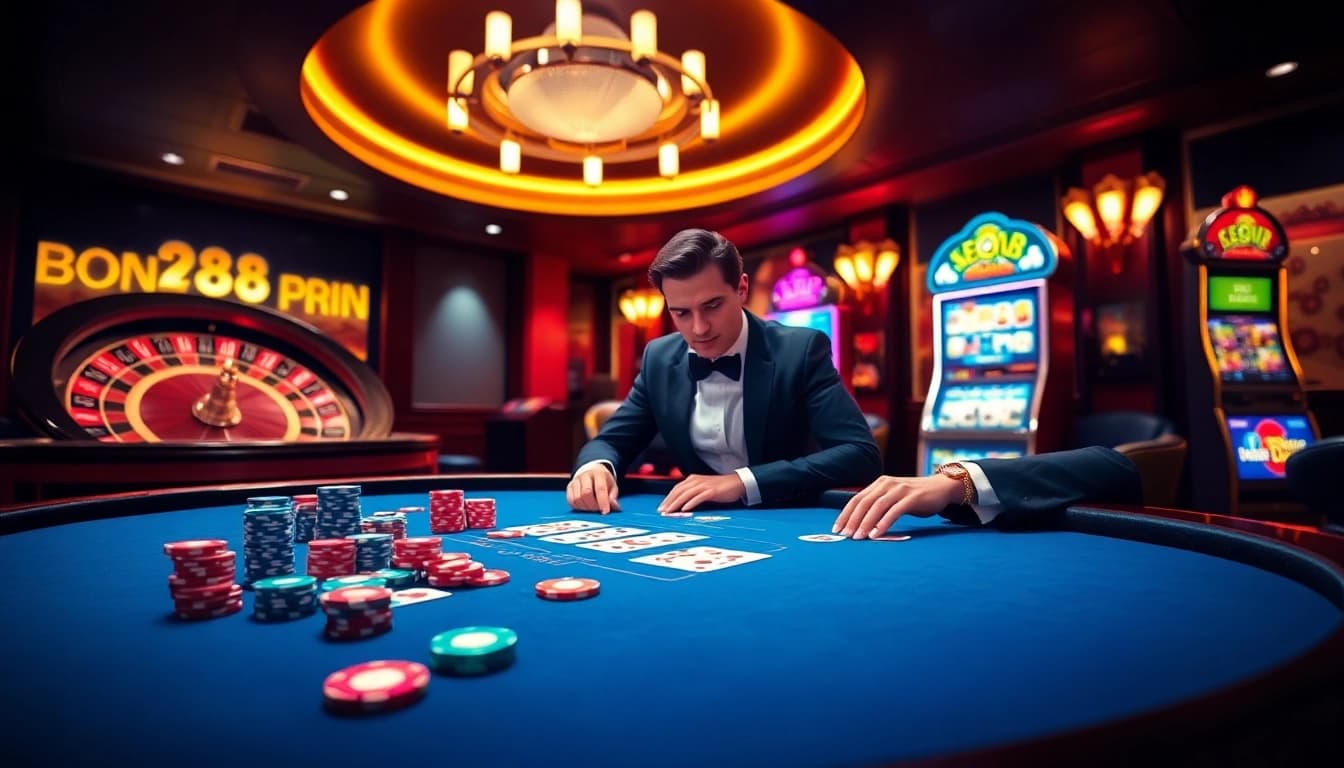 Bong88 offers a thrilling casino experience with vibrant tables and engaging gameplay.