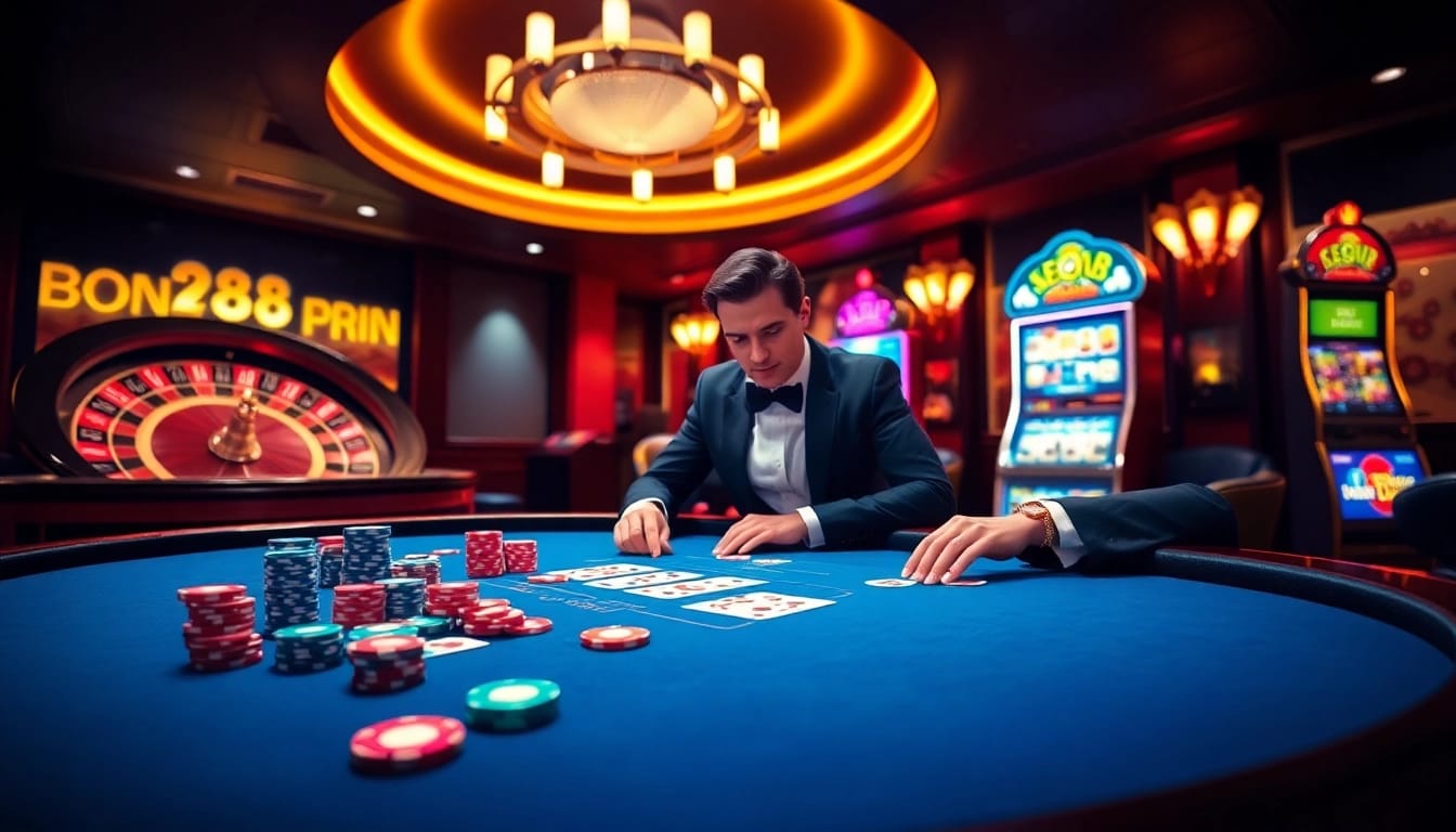 Bong88 offers a thrilling casino experience with vibrant tables and engaging gameplay.