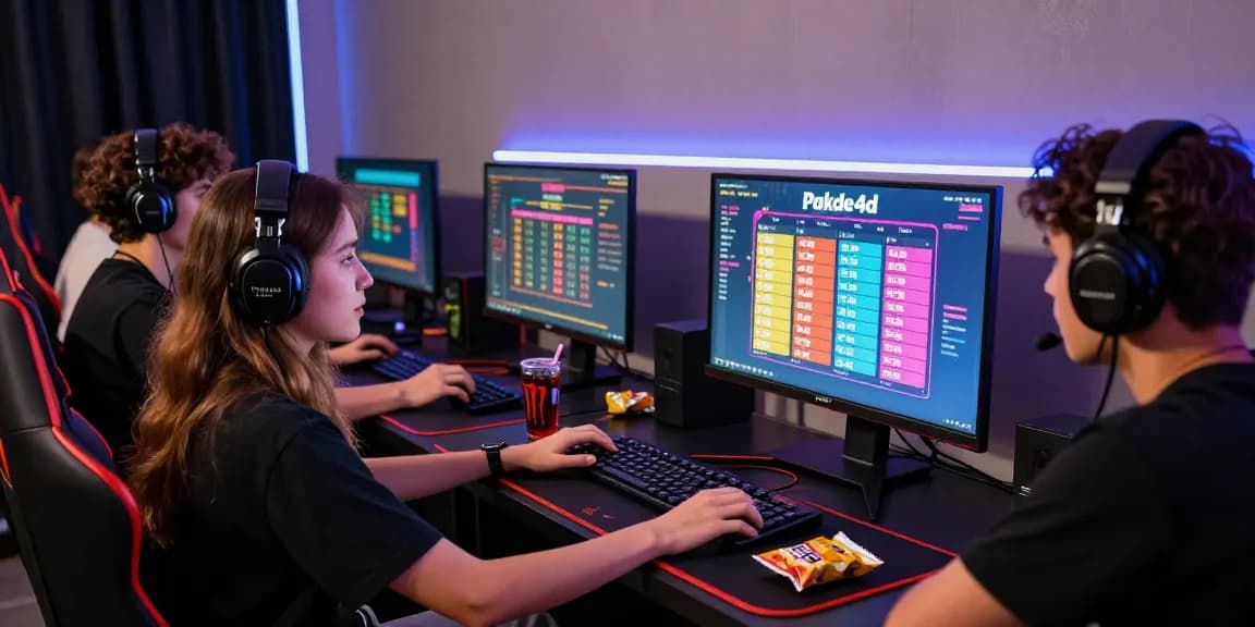 Friends enjoying pakde4d togel gaming together in an exciting atmosphere