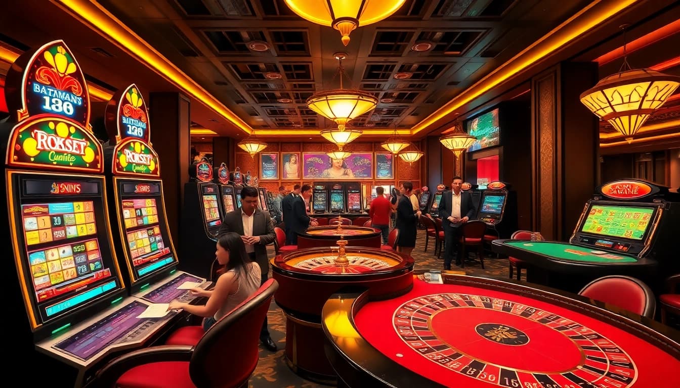 Experience the thrill of slot machines and poker tables at Batman138, a reliable online gambling platform.