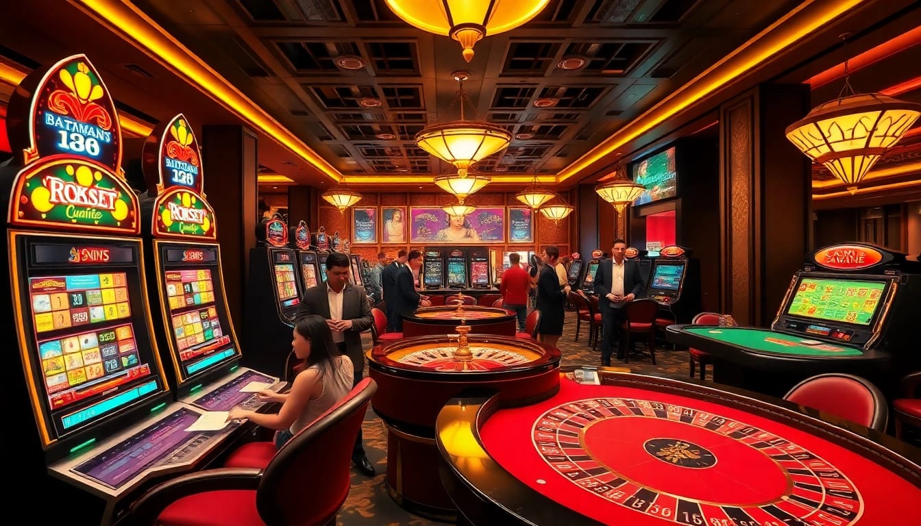 Experience the thrill of slot machines and poker tables at Batman138, a reliable online gambling platform.