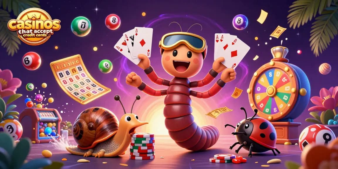Play casino games at top casinos that accept credit cards with excitement and rich visuals.
