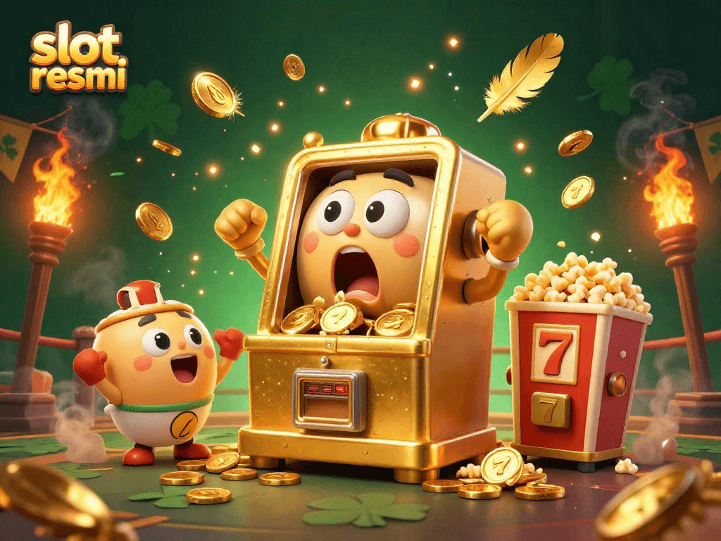 Experience the thrill of hitting a jackpot on this vibrant slot resmi illustration.