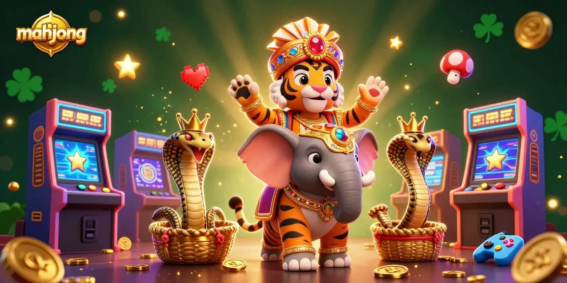 Experience thrilling mahjong gameplay with vibrant 3D characters and arcade elements.