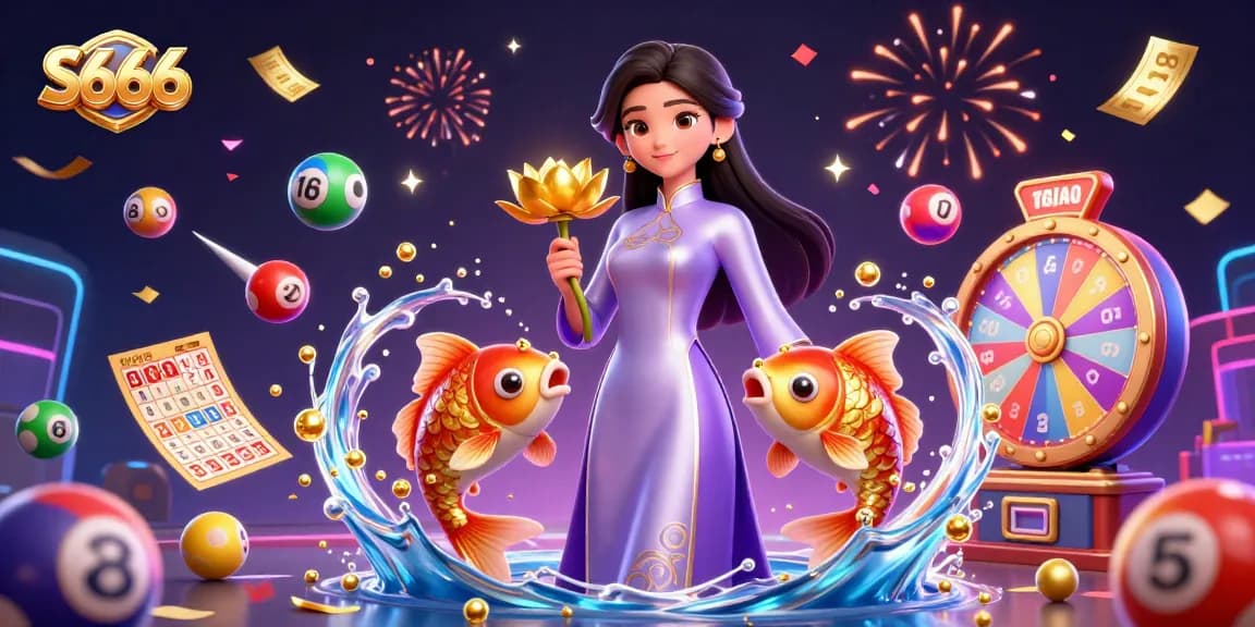 S666 offers a vibrant betting experience with colorful lottery elements, engaging players in exciting games and promotions.