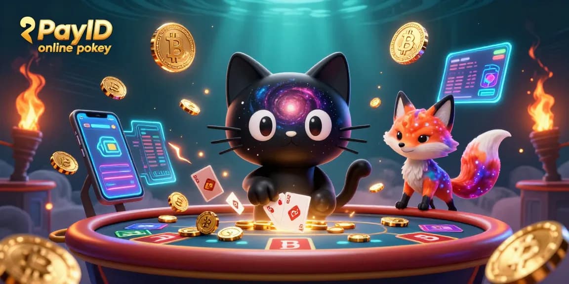Engage with PayID online pokies featuring colorful characters in a vibrant cosmic casino.