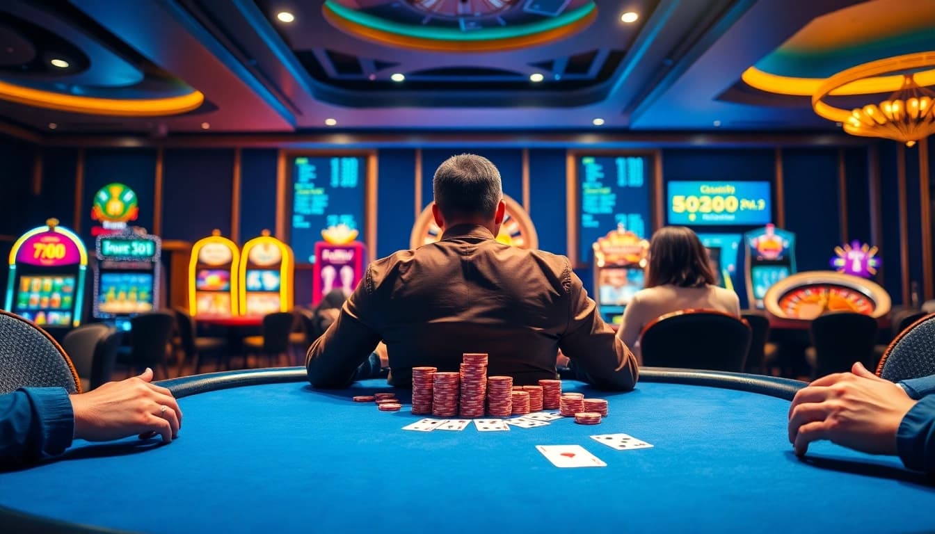 Experience high-stakes poker action at https://789club.fast/ with vibrant chips and engaging players.