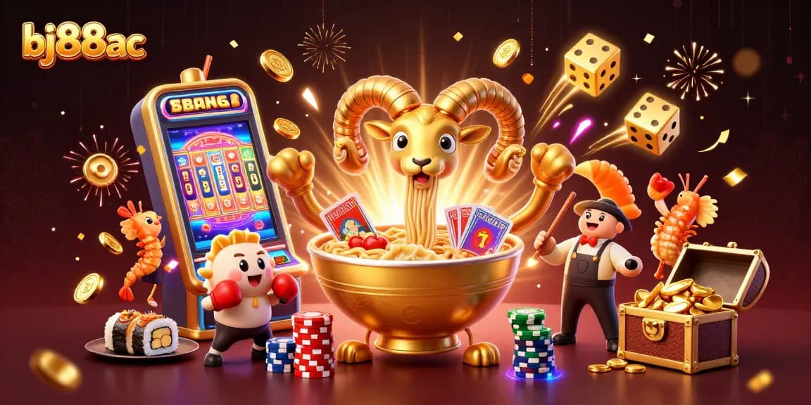 Engage in thrilling gameplay with bj88ac as vibrant casino characters animate winning card games.