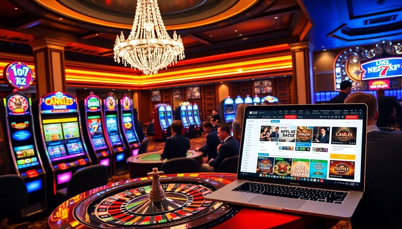 Experience luxury12 with engaging slot machines and premium casino elements in an upscale setting.
