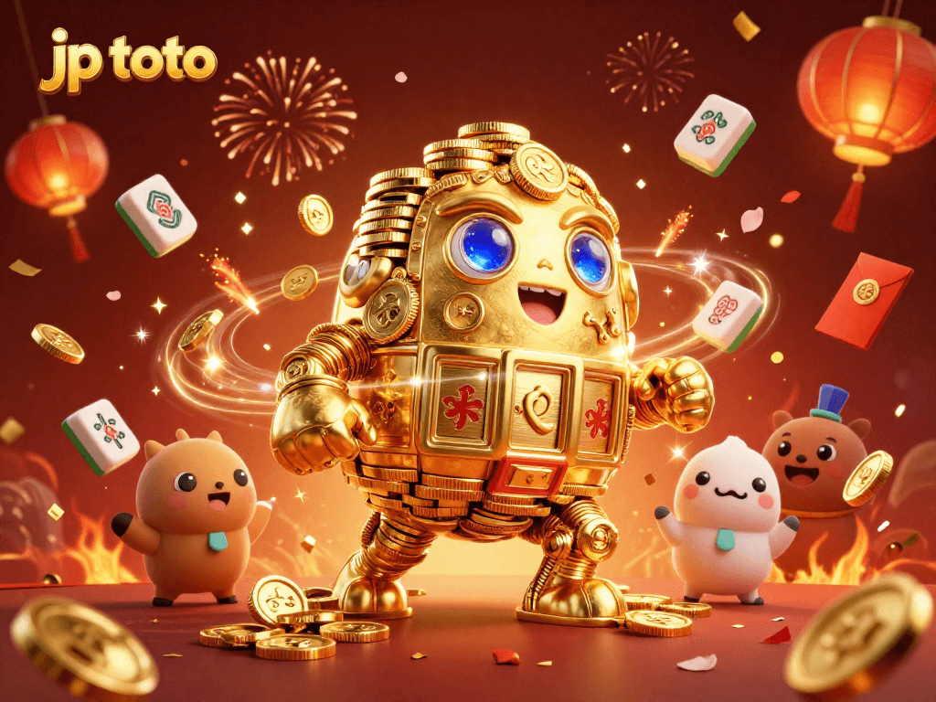 Experience the thrill of jp toto with a dynamic 3D scene capturing classic lottery excitement and vibrant visuals.