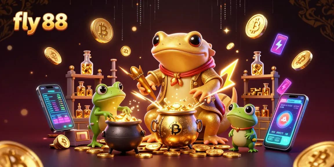 Experience the excitement at fly 88 as characters create golden gains in the casino.