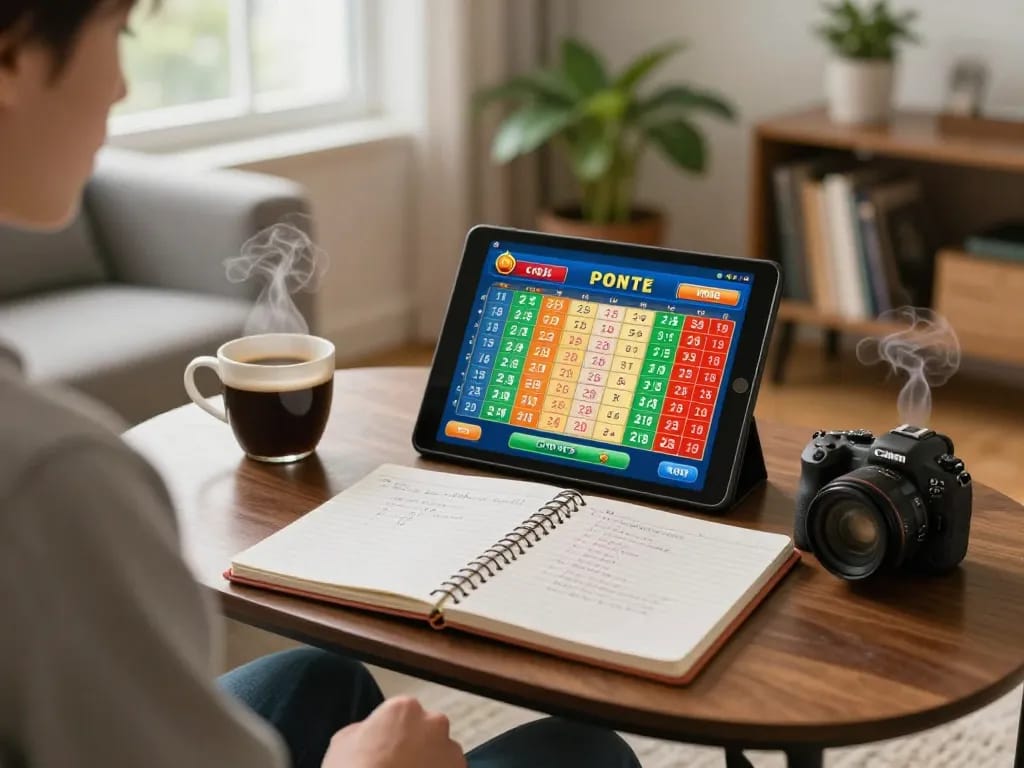 Lô đề online gaming session from home with player engaging on tablet, showcasing betting strategies.