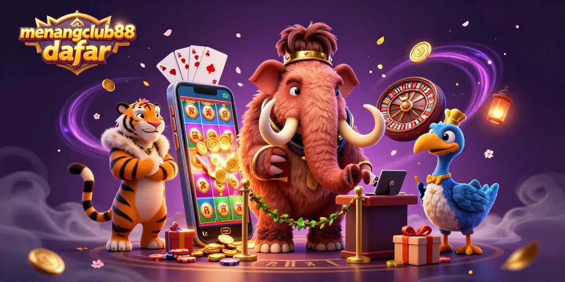 Experience winning thrills with menangclub88 daftar, where dynamic casino characters check IDs while presenting exciting game elements.