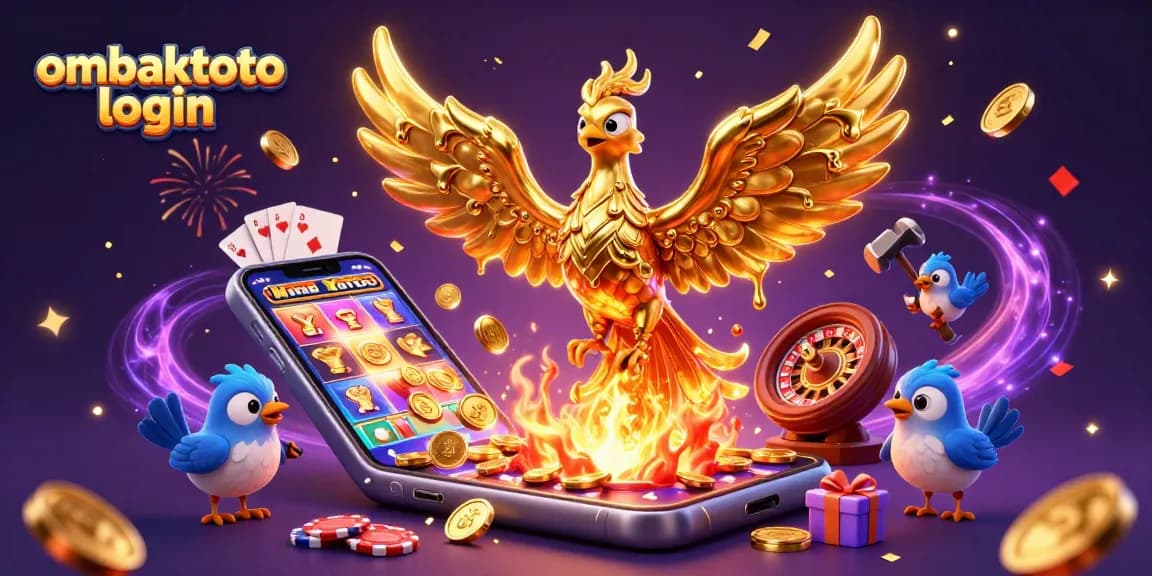 Experience winning with the ombaktoto login on an exciting 3D gaming scene.
