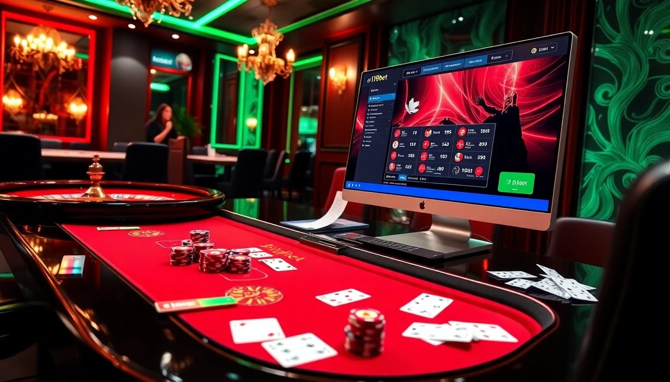 i9bet offers an exhilarating online gambling experience with vibrant table games and interactive gameplay.