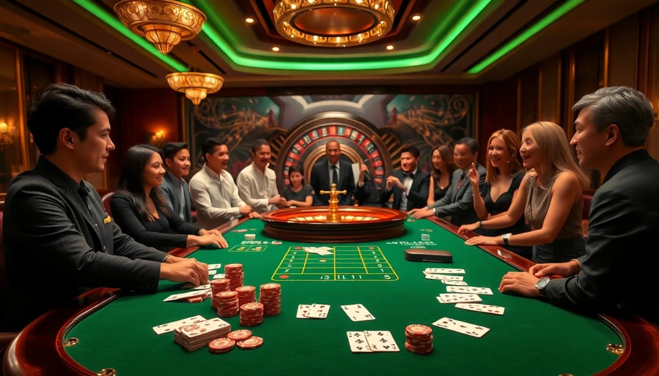Enjoy thrilling gaming at JILI's casino table with exciting cards and vibrant chips.