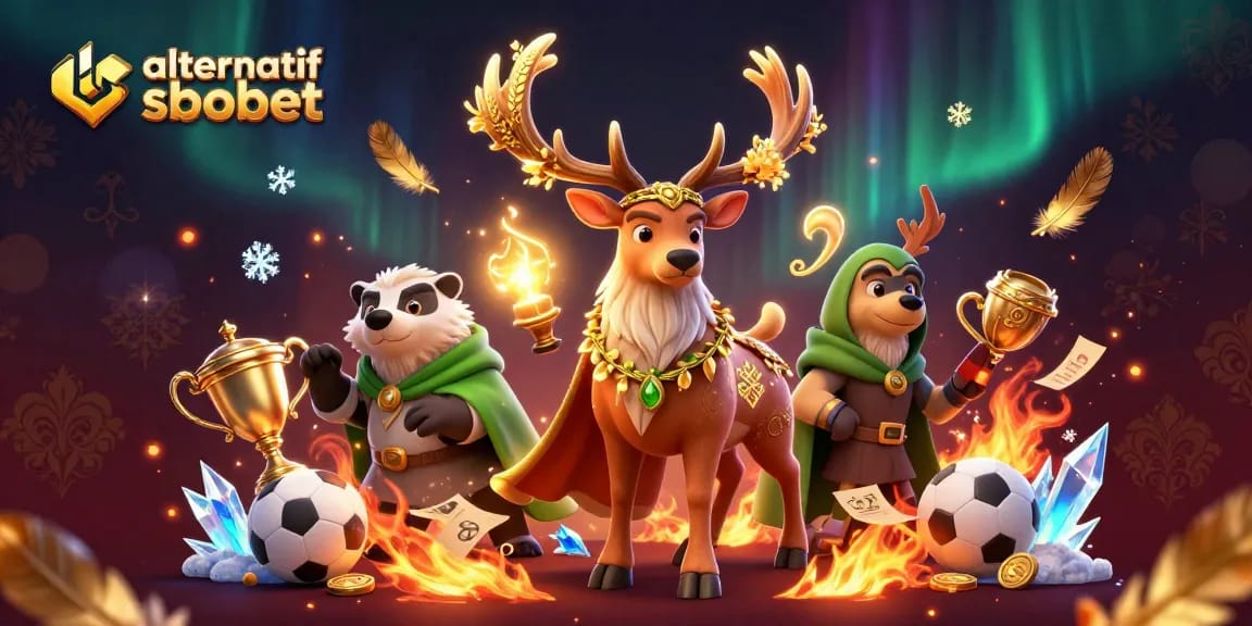 Engage with link alternatif sbobet for dynamic sports betting action in a vibrant 3D casino scene.