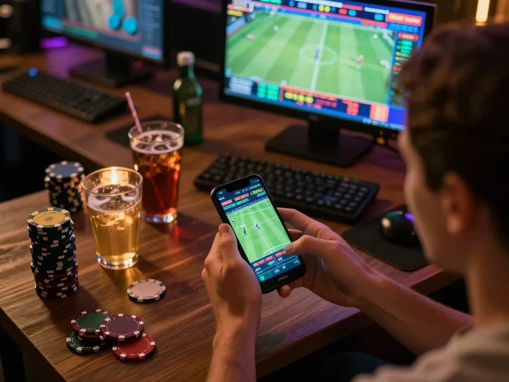 Engaging sports betting experience on mobile device at 88aa chính thức highlighting real-time odds and live matches.