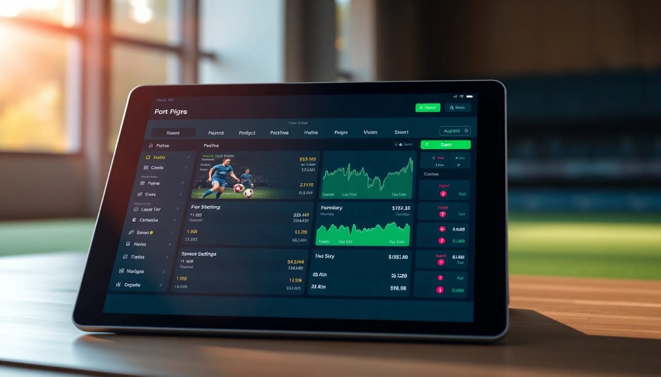 Dynamic online betting interface showcasing mm88 futbol with vibrant sports graphics.