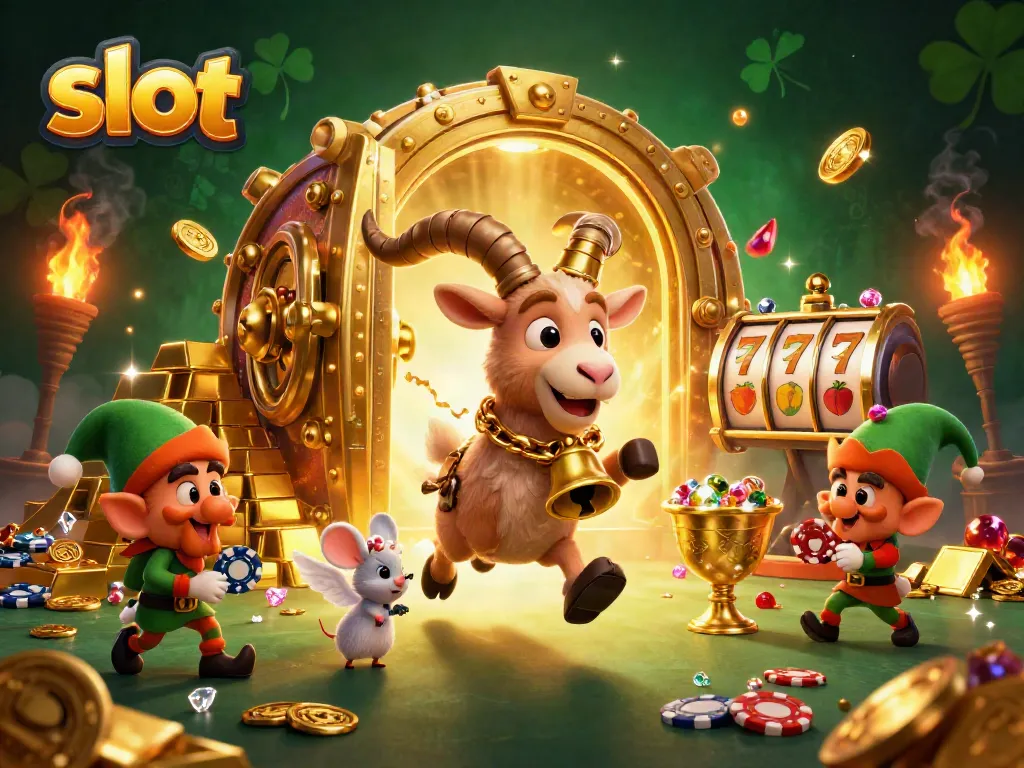 Experience the excitement of slot machines with festive characters in a horror-themed casino.