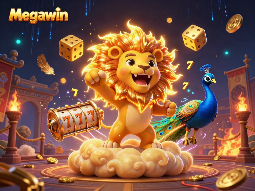 Megawin di kasino online dengan slot gulungan dan dadu emas, memenangkan banyak hadiah.