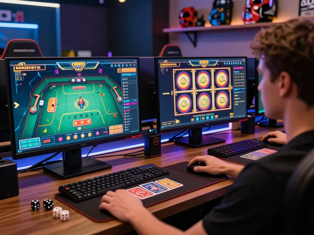 Permainan menarik di situs KENZOTOTO melalui berbagai layar yang menampilkan permainan dealer langsung dan slot.