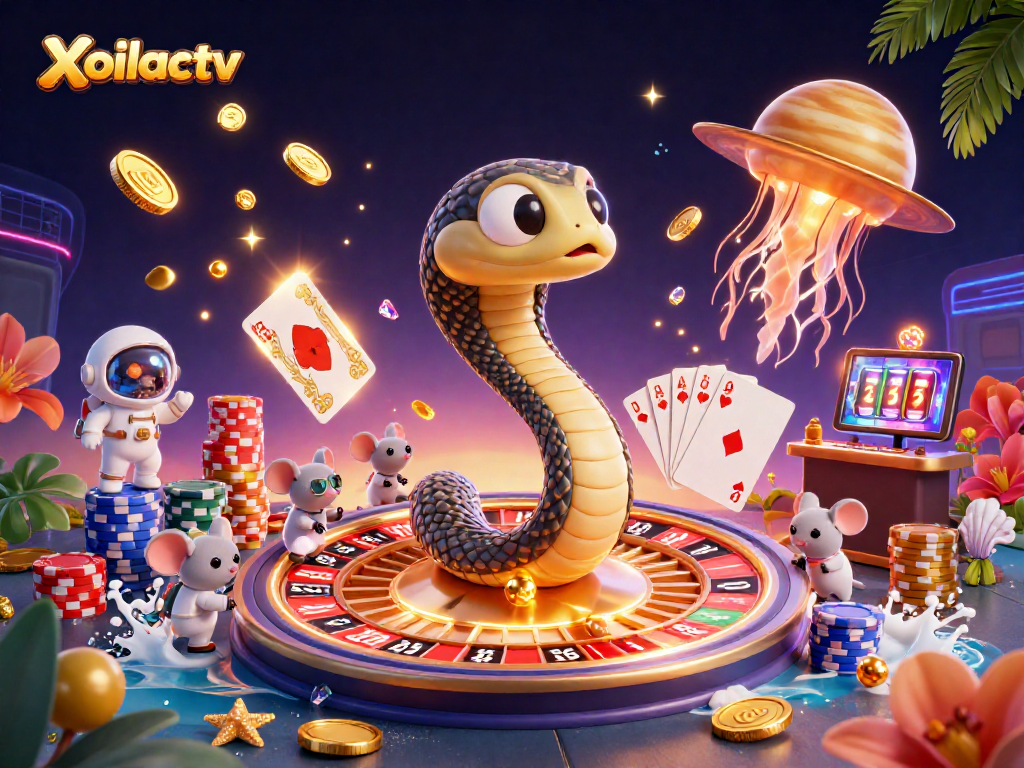 Xoilactv brings excitement to space-themed gambling with dynamic betting on Saturn's roulette rings.