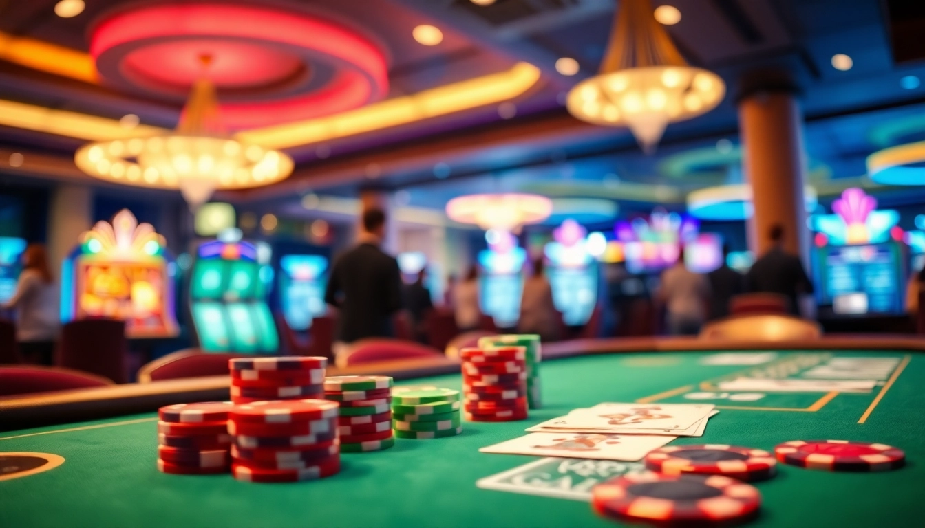 arushoki bermain di meja poker di kasino dengan suasana yang hidup