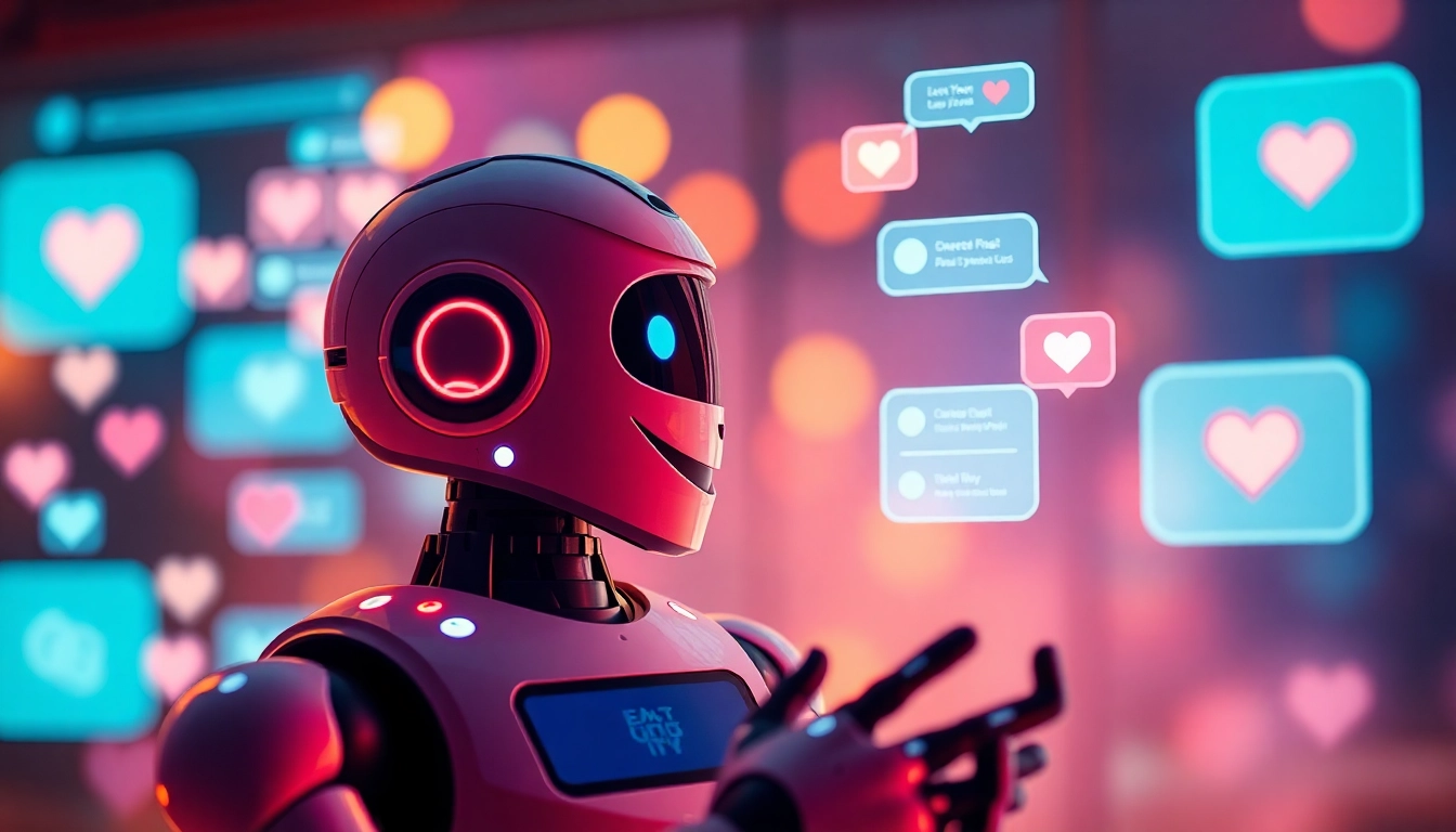 Intimate AI chatbot conversation on a digital interface showcasing sex ai chat.