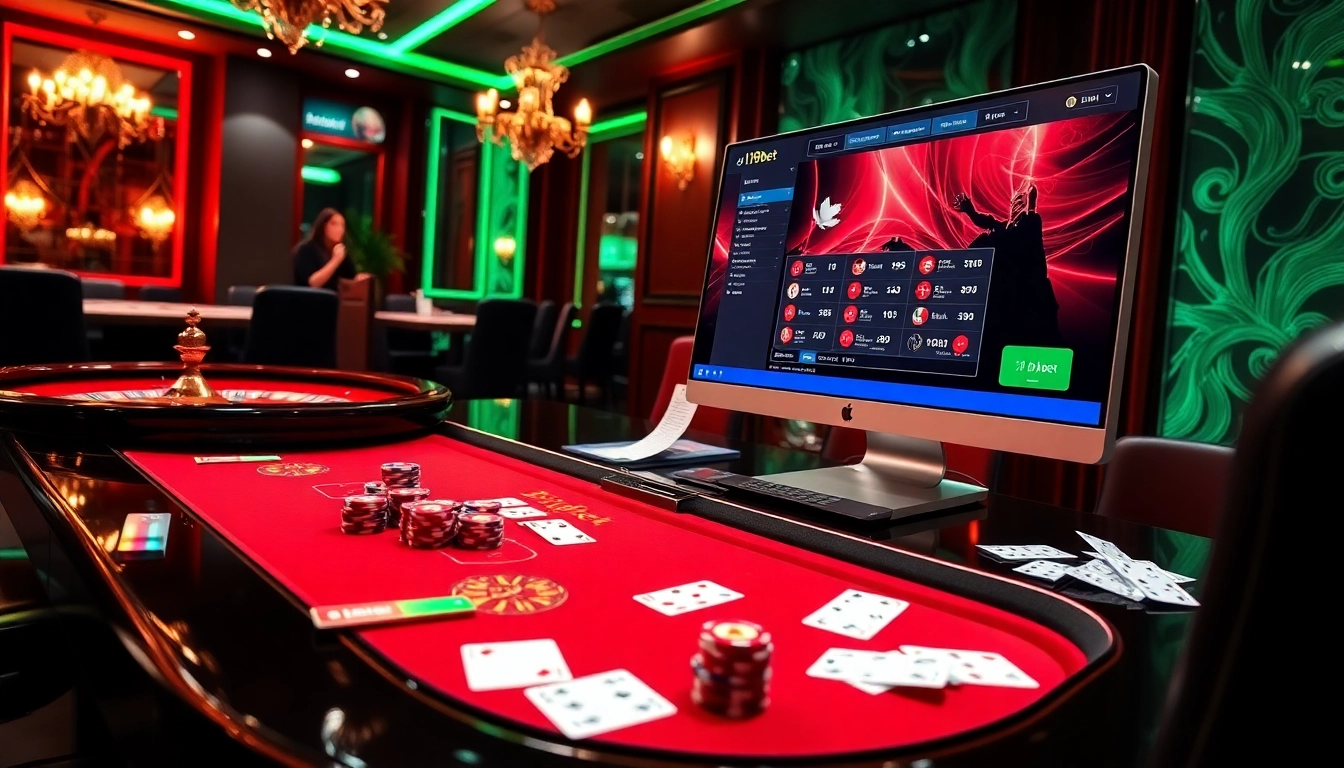 i9bet offers an exhilarating online gambling experience with vibrant table games and interactive gameplay.