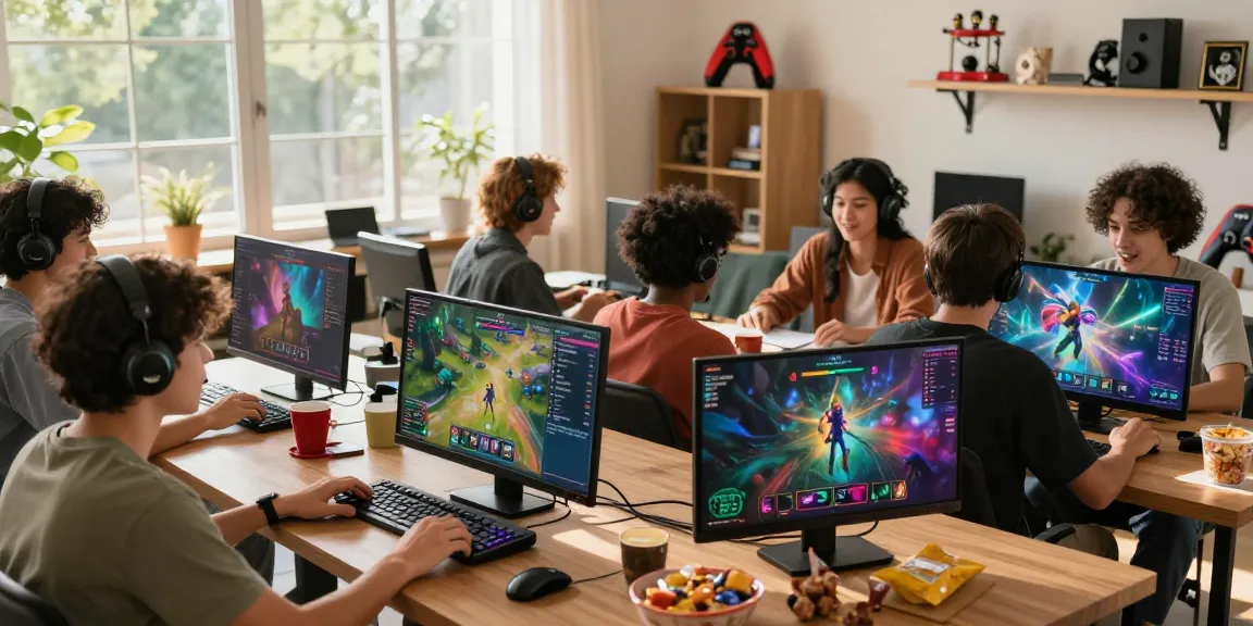 Engaged mahajitu players enjoying interactive online gaming in a cozy living room.