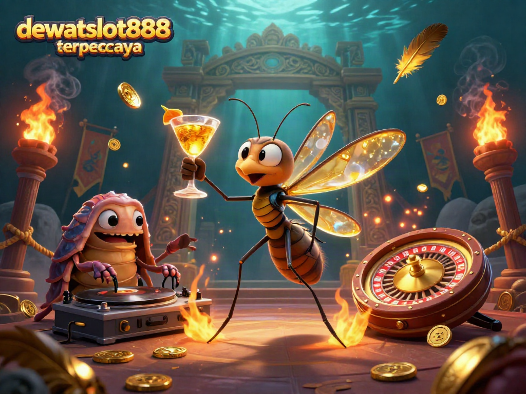 Bermain di dewataslot888 terpercaya dengan karakter unik dalam arena tembak ikan dan mesin slot.