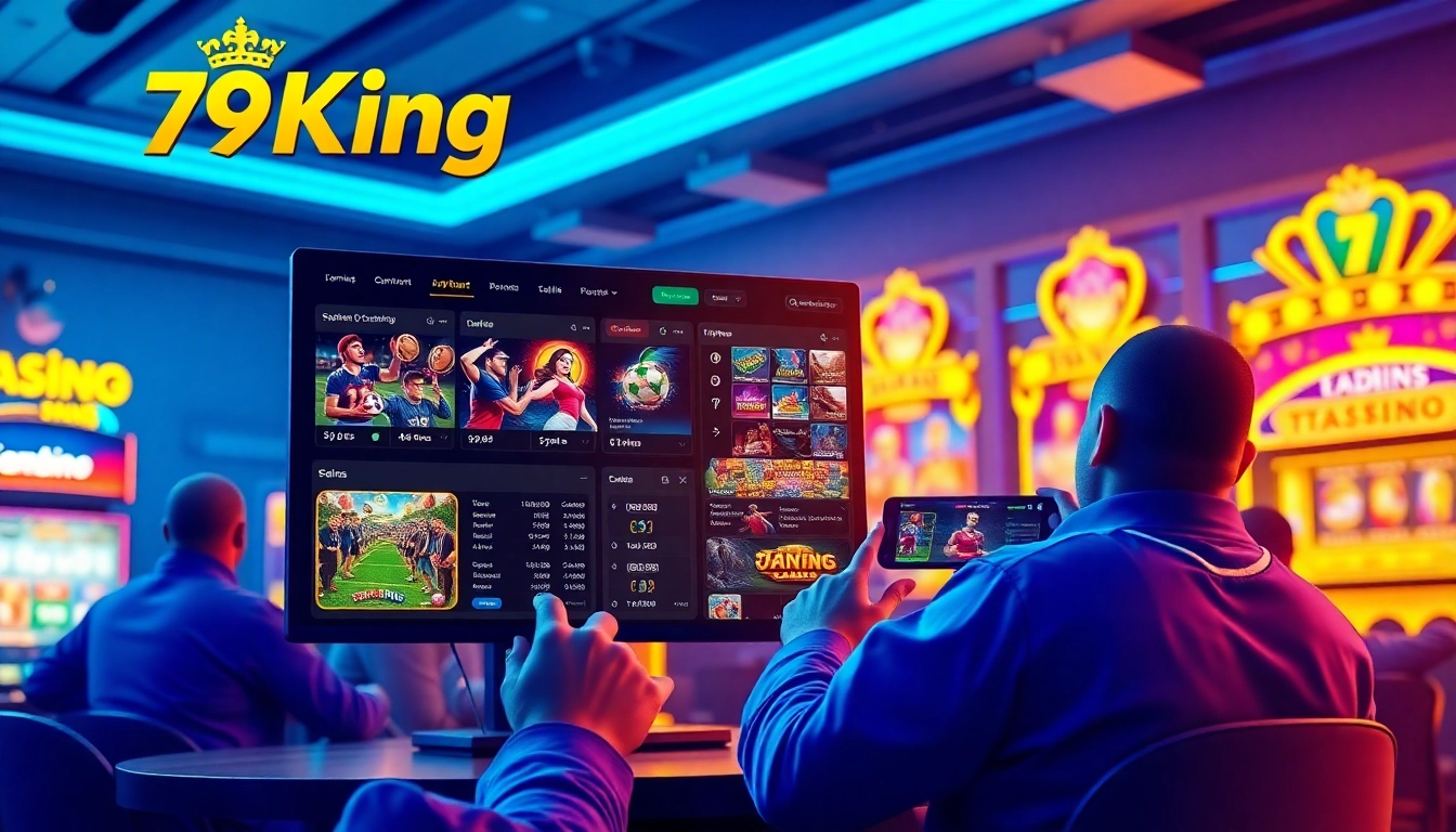 79King online betting platform showcasing casino and sports betting.