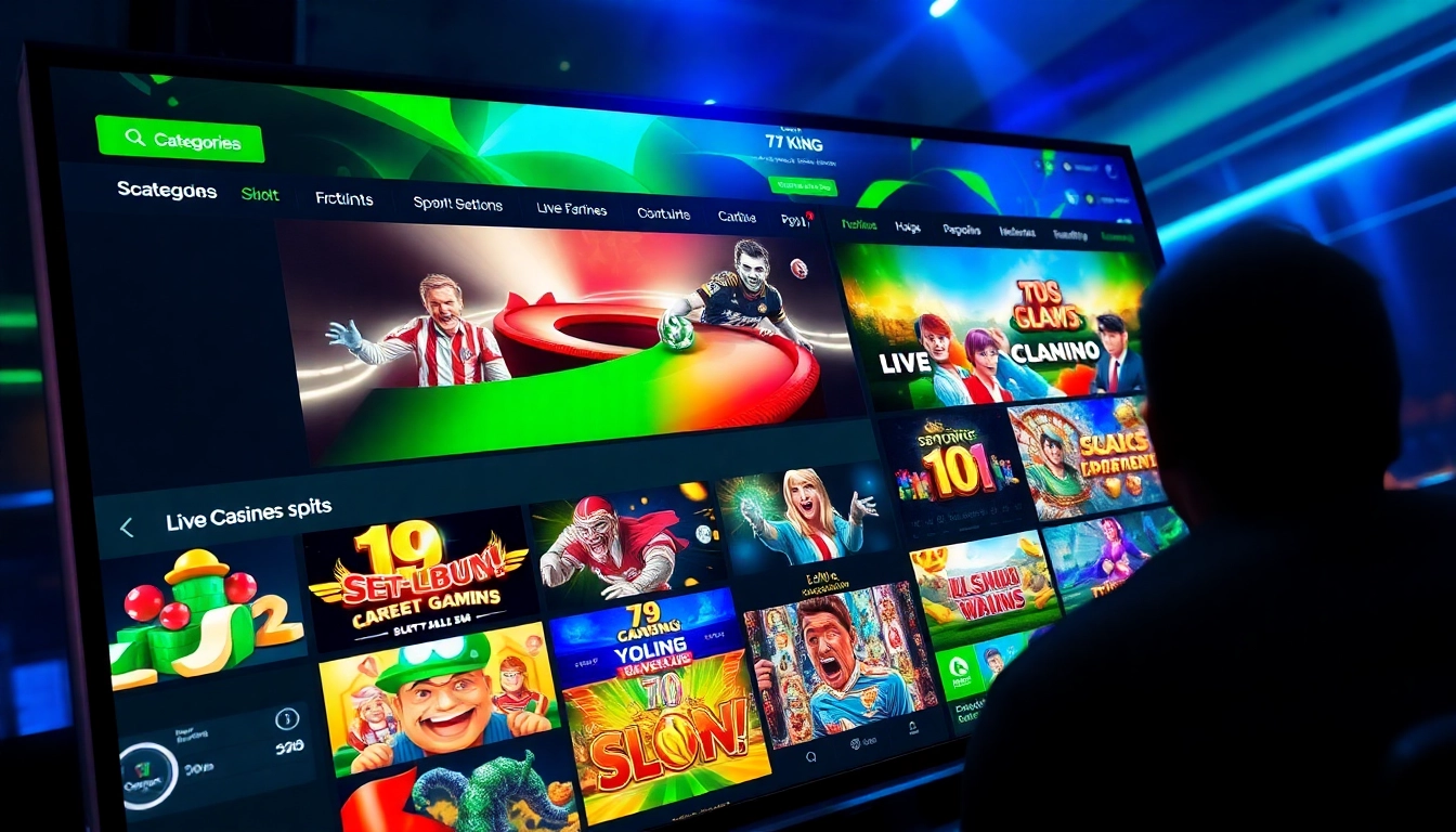 79king online betting platform showcasing various games in a vibrant layout