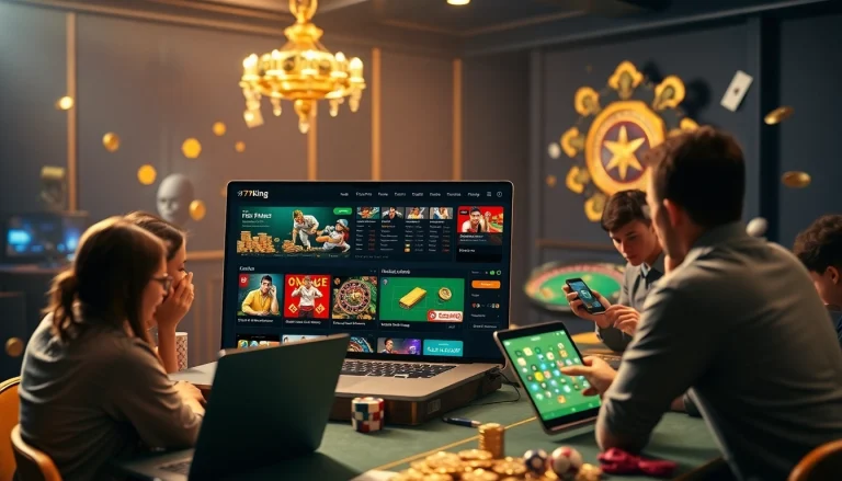 Online-Glücksspiel-Oberfläche bei 79king, die eine Vielfalt von Spielen mit begeisterten Spielern zeigt.