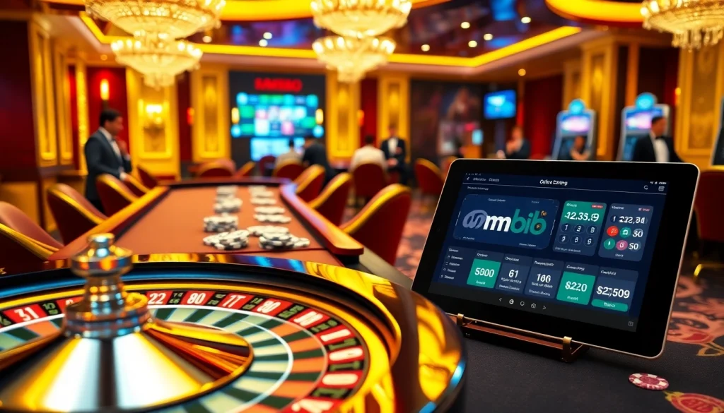 Experience exciting online gambling with mm88 featuring dynamic casino tables and vibrant gaming visuals.