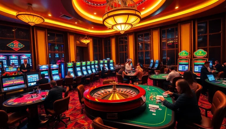 Players enjoying the excitement of casino games with a focus on 링크모음 and vibrant gambling scenes.