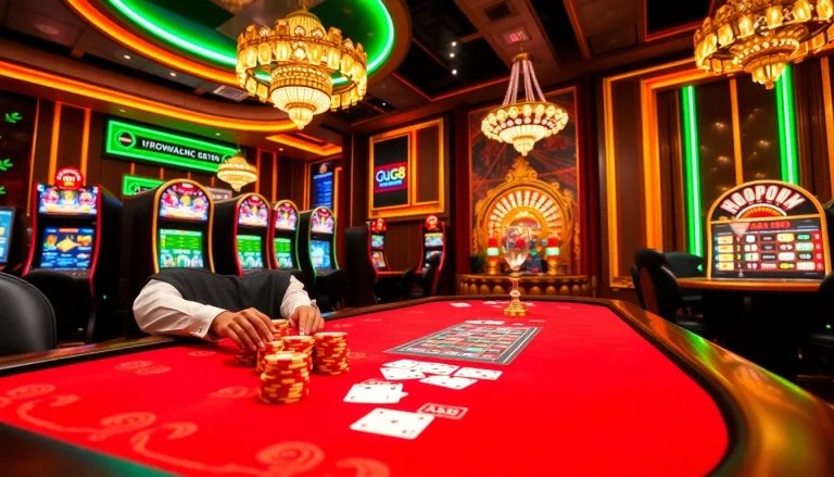 Experience the thrilling action at trang chủ go8 with vibrant casino games and engaging visuals.