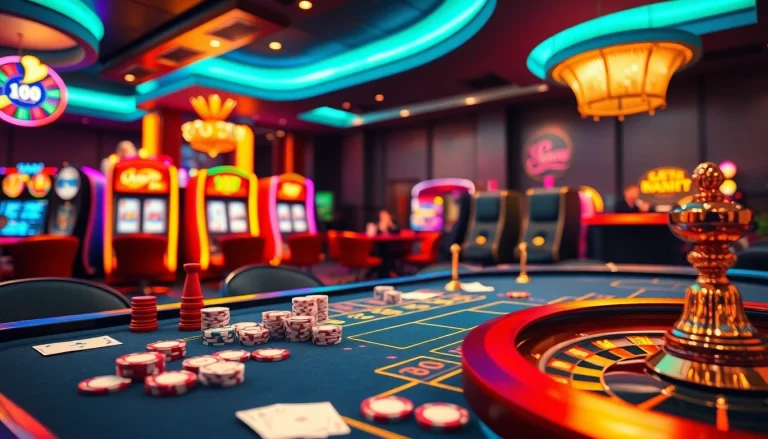 Experience thrilling gameplay at 18win net with vibrant casino tables and immersive slot machines.